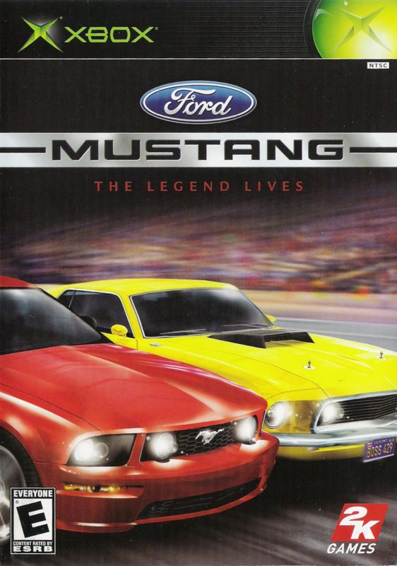 Ford Mustang: The Legend Lives box art for Xbox